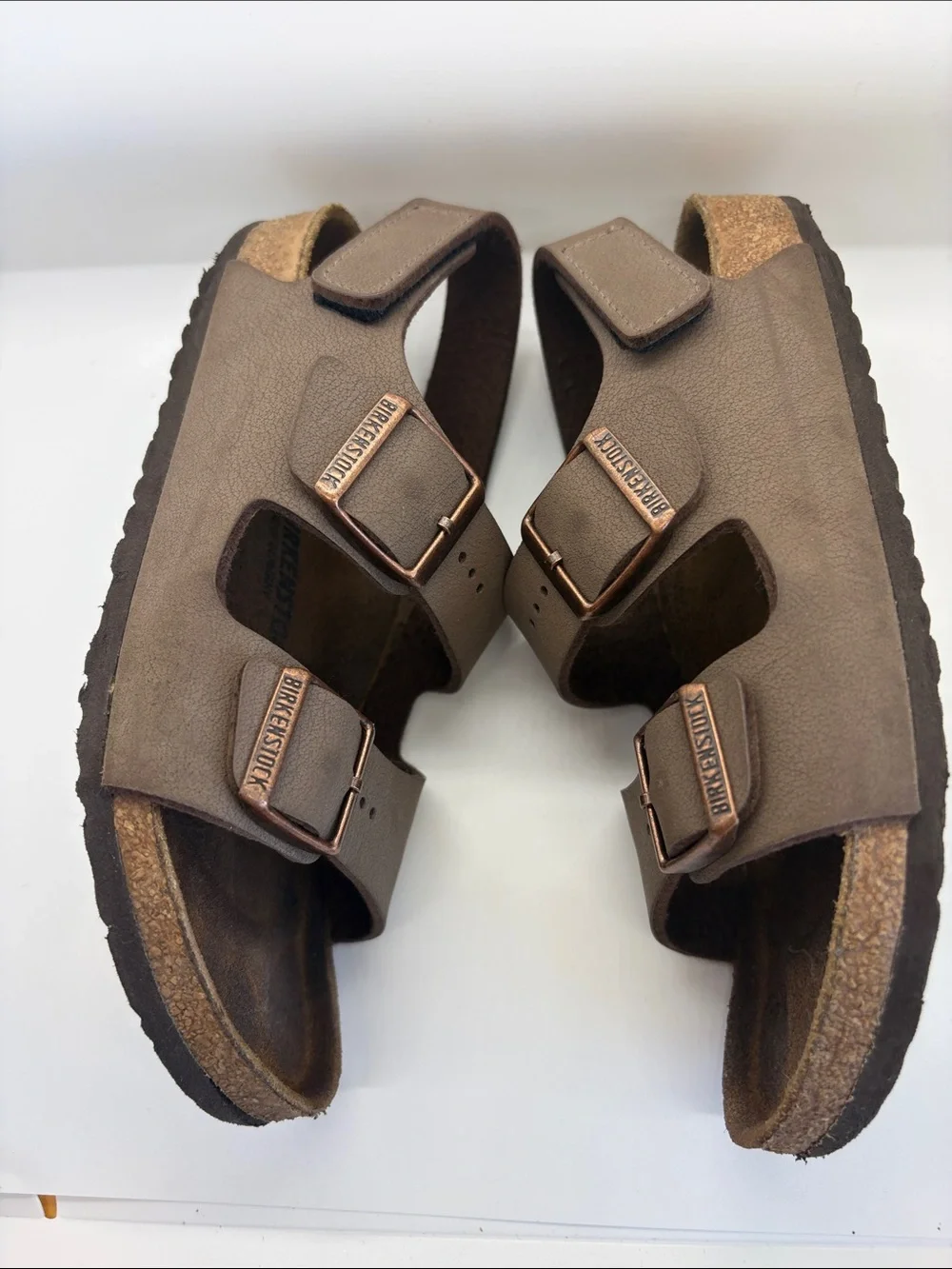 Birkenstock Kids Milano Sandals-Mocha Brown EU 34/US Kiss 3-3.5